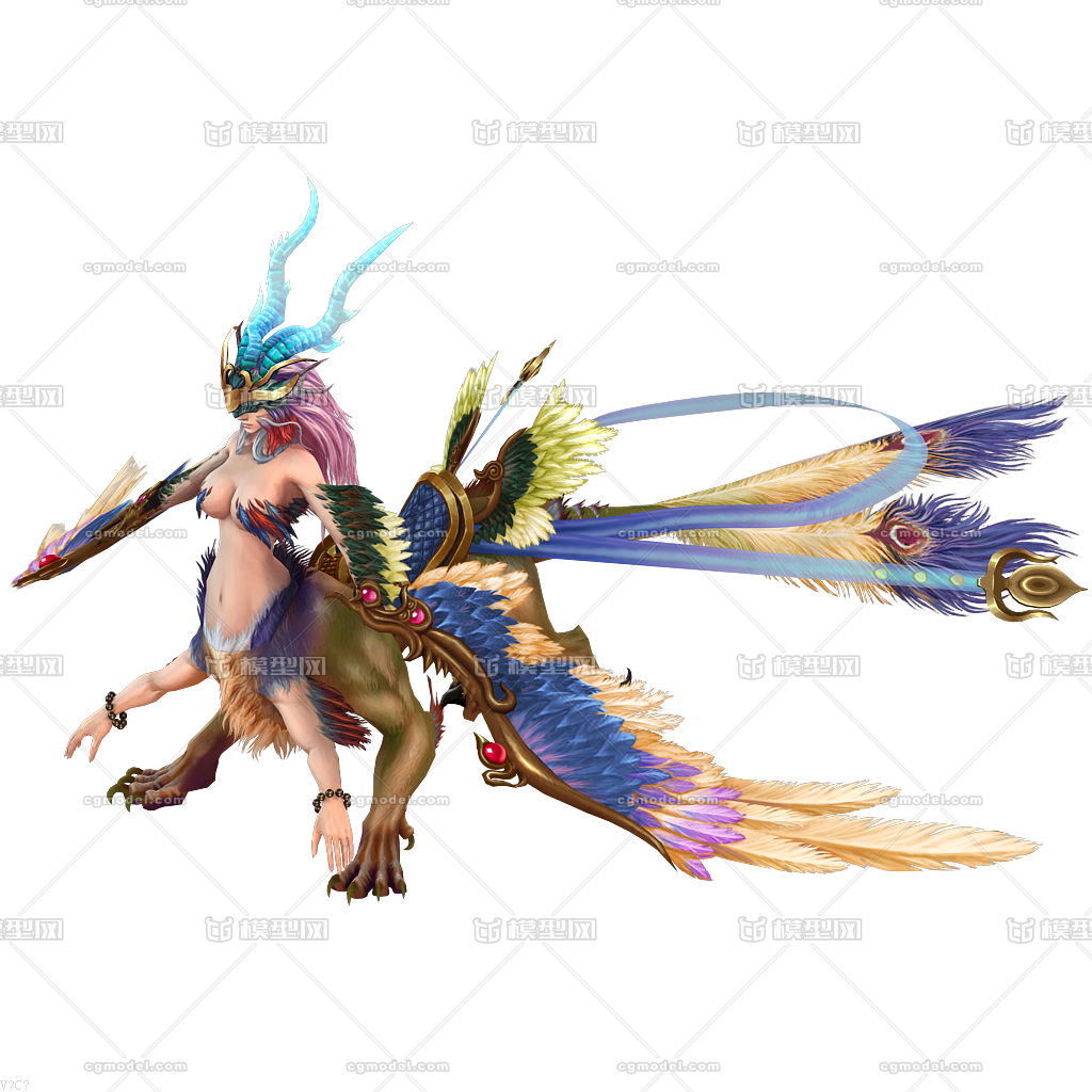 boss,怪兽,怪,坐骑,人形怪,白泽,大boss,女白泽,宠物,宝宝-01