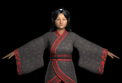 古代人物 老妇 老人 老太太 汉服女人 古装人物 皇族贵妇 夫人 秦汉