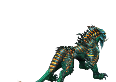 怪兽,麒麟,虎兽,坐骑,绿麒麟,boss