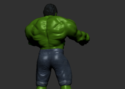 绿巨人,无敌浩克_模型小达人作品_人物男人_cg模型网