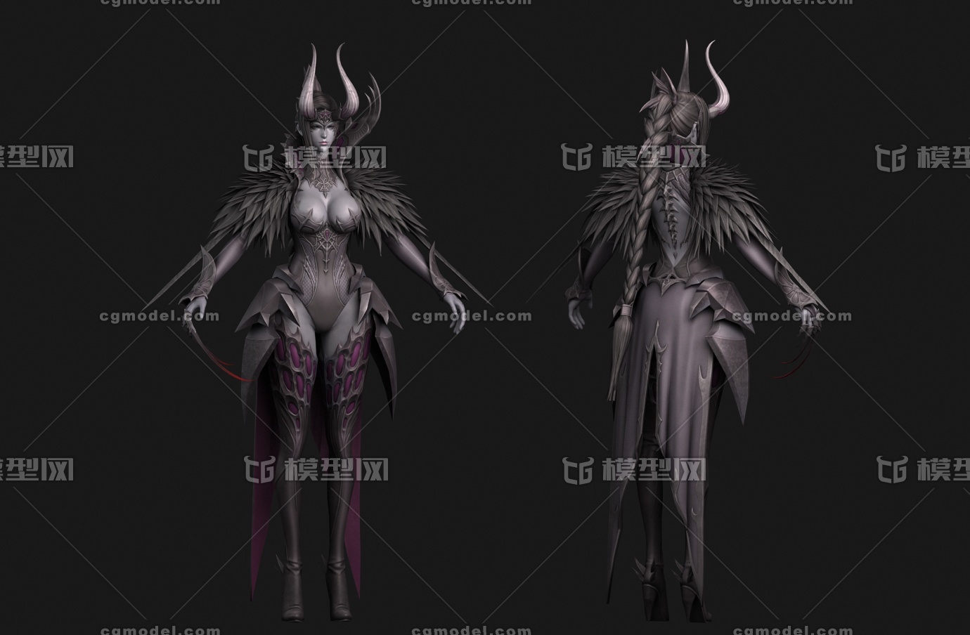 德古拉魔女 次时代 女魔头 boss 异形 妖女   女角色