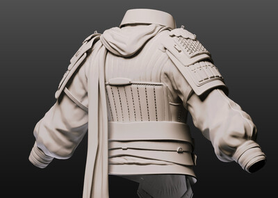 衣服/高模/外套_a抱头作品_人物男人_cg模型网