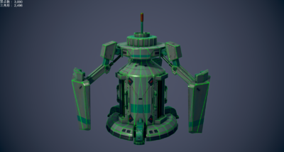 次世代 科幻 太空舱 逃生舱 卡通 手绘纹理 科幻建筑 外星