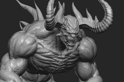 怪物 怪兽 兽人 宝宝 宠物_侯静静作品_动物哺乳_cg模型网