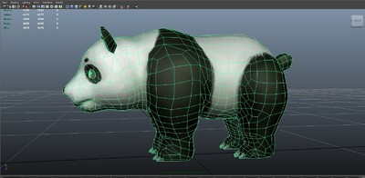 3d大熊貓動物 小熊貓卡通寫實森林動物模型帶maya,3dmax,fbx模型