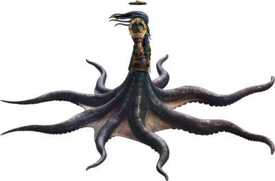 海妖,章鱼怪,八爪鱼,深海巨妖,海怪,怪物,ue4怪物,三渲二怪