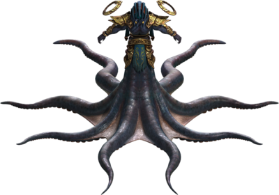 海妖,章鱼怪,八爪鱼,深海巨妖,海怪,怪物,ue4怪物,三渲二怪