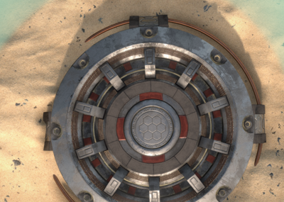 次时代 pbr 地雷 反坦克 科幻 破甲 科技