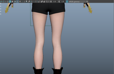 长腿美女赠送人体 漂亮美女女人_wolllllllll作品_人物女人_cg模型网