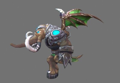 次世代 飞天魔象【带动画】象头怪 bos_我爱cgmodel作品_人物异形怪物