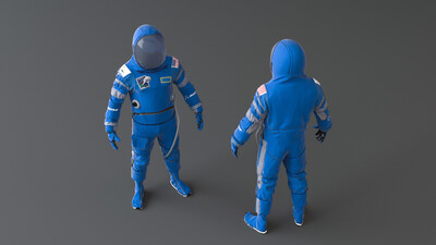 次时代写实pbr蓝色航天服 航天员 太空_zjj201314作品_人物男人_cg模