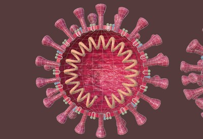 写实 新型冠状病毒 分解结构 病菌 细菌 细胞 微生物 医疗 科教 卫生