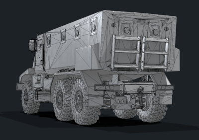 pbr苏联乌拉尔4320军用卡车