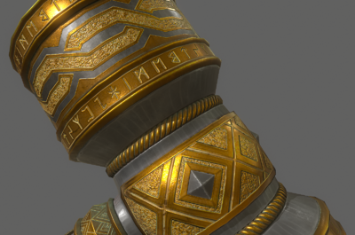 144 pbr次世代 战锤 锤子 铁锤 雷神之锤 黄金 刀剑 中世纪 骑士 维京