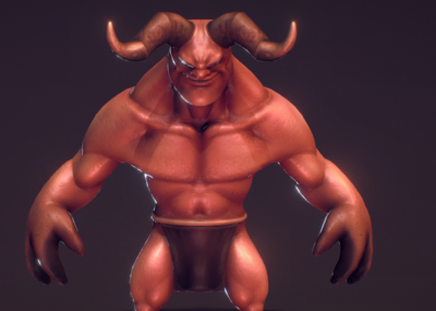 次时代 pbr 恶魔 地狱使者 死神 魔鬼 牛头人 反派