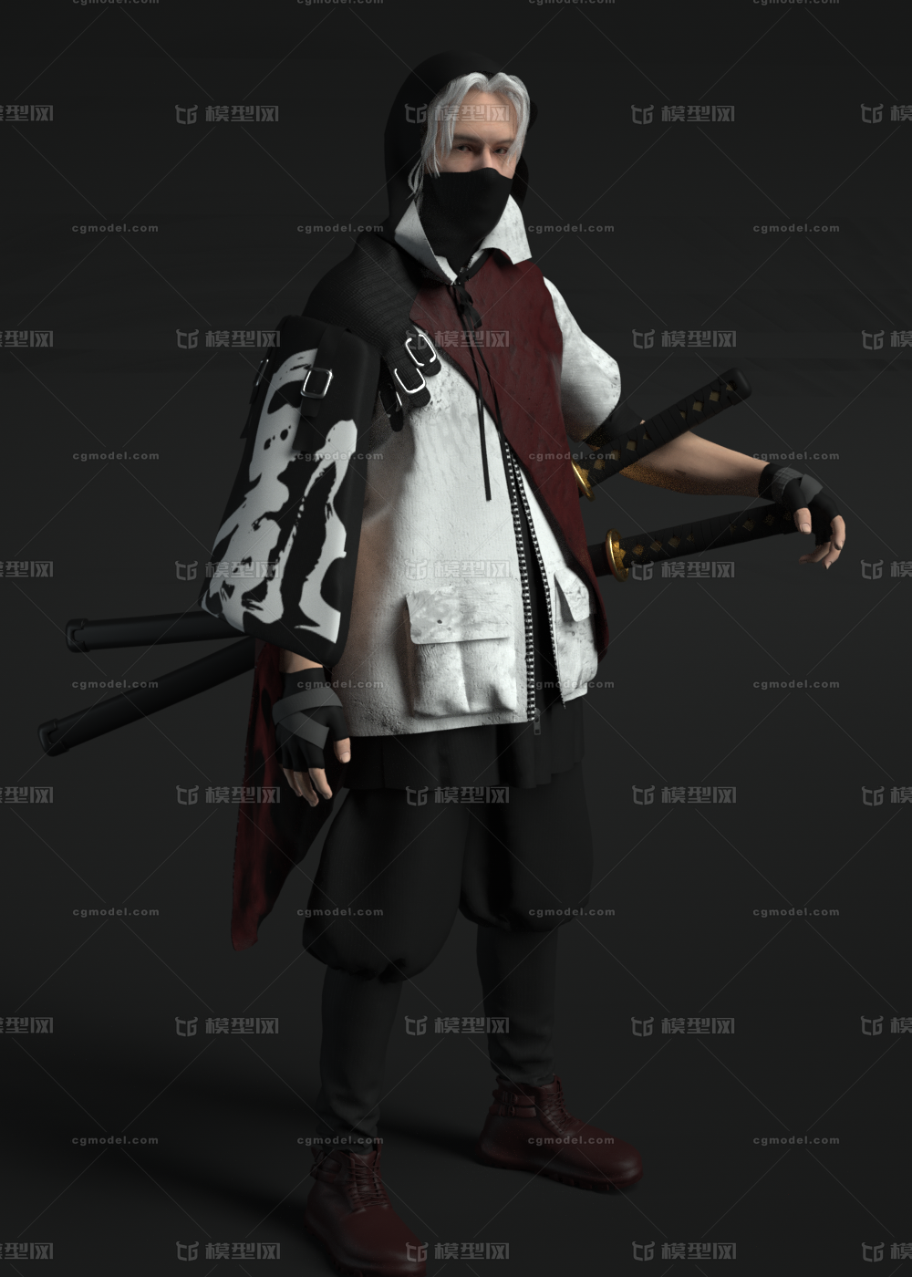 日系忍者武士剑客二次元