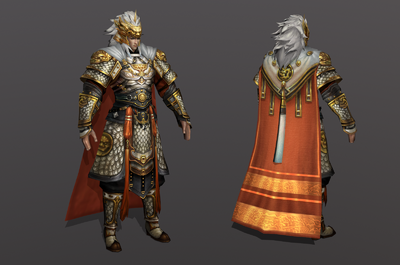 古代三国大将马超 武将 将领 首领 铠甲战士