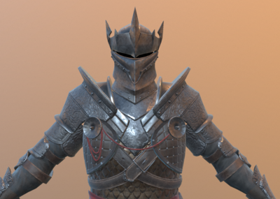 次时代 pbr 盔甲 重甲 武士 骑士 战甲