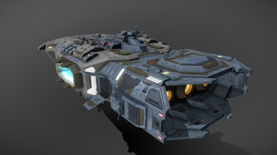 pbr-科幻运输舰 攻击舰 战斗机 飞船 护卫舰