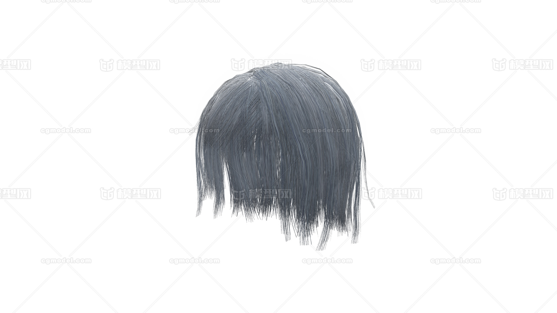 次世代头发,带贴图.第一次做仅供参考.
