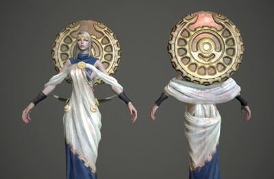 次世代 圣女 白衣女精灵 精灵公主 elf