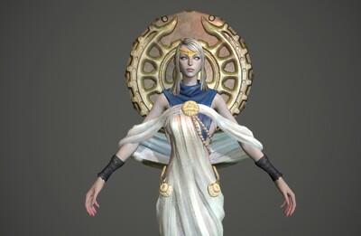 次世代 圣女 白衣女精灵 精灵公主 elf