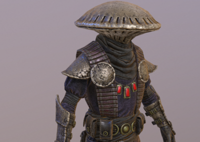 次时代 pbr 盔甲 骨甲 外星 护甲 异族 刺客 战士 武士