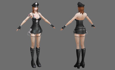 女军官  角色扮演  上校 长官 警察 治安 黑丝袜 大长腿 手铐镣铐 美