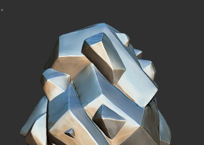 矿石金属矿石游戏高模