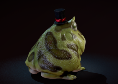 次时代 pbr 青蛙 王子 蛤蟆 蟾蜍 绅士