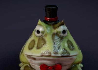 次时代 pbr 青蛙 王子 蛤蟆 蟾蜍 绅士