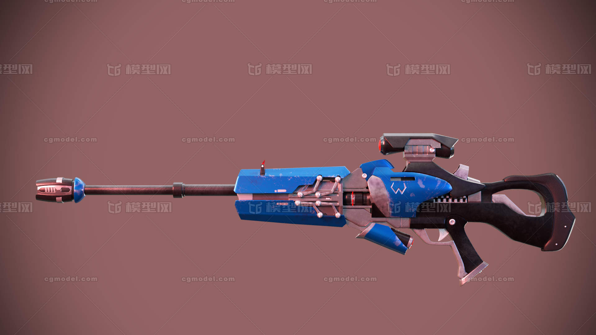 枪械模型参考_细语熬情作品_武器枪械模型_cg模型网