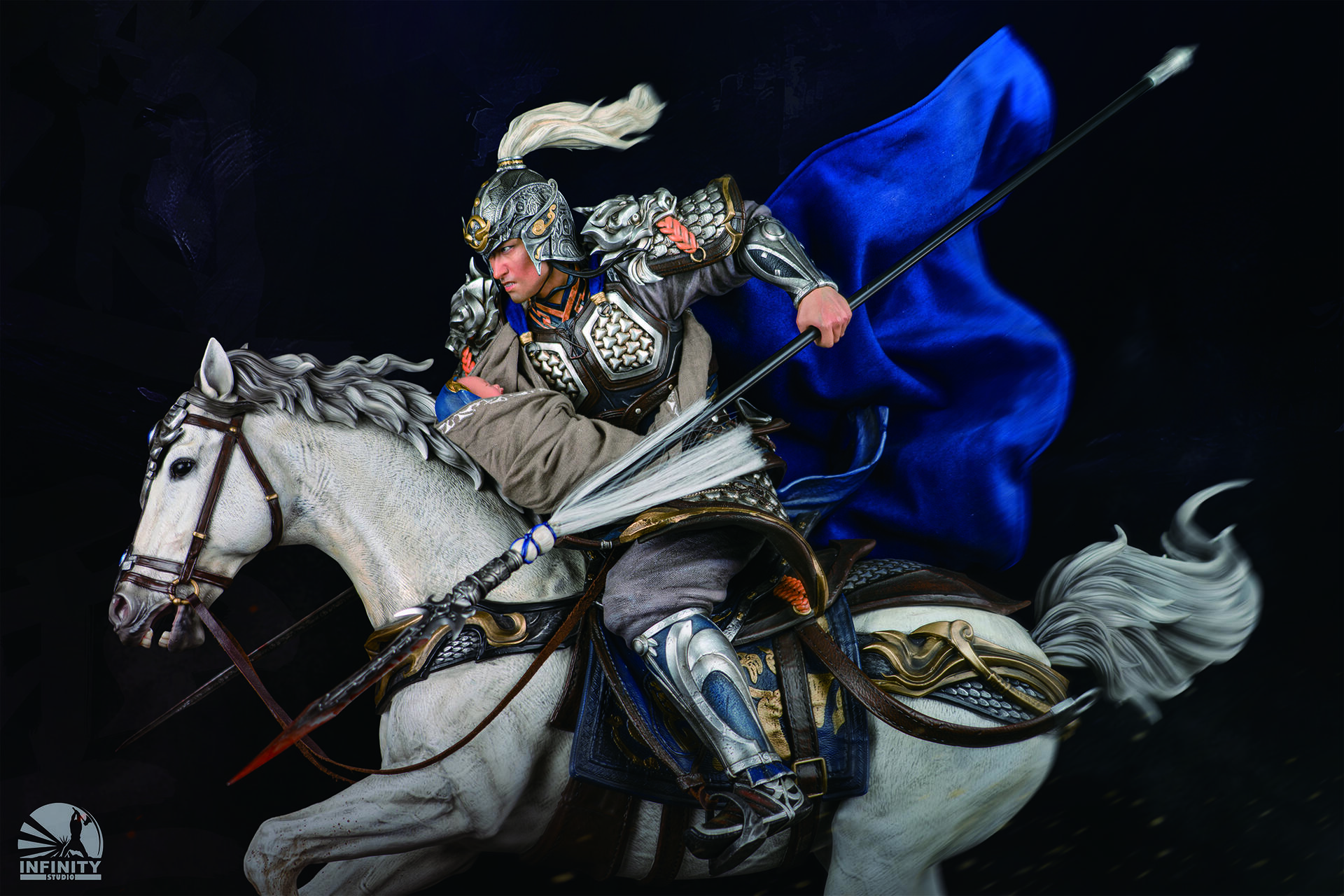 古代将军骑马壁纸图片