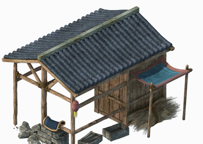 两个驿站建筑_wl159753作品_场景古代场景_cg模型网