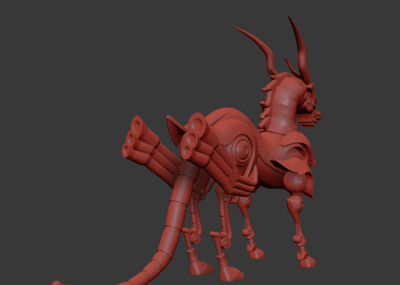 机械麒麟传说神兽造型帅气