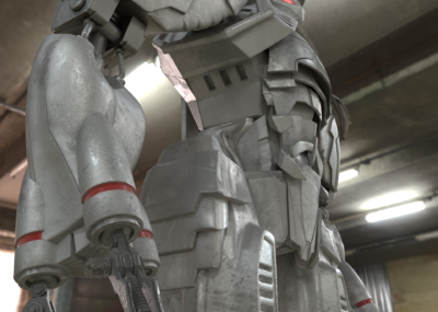 【红色警戒3】鬼王机甲(带贴图)