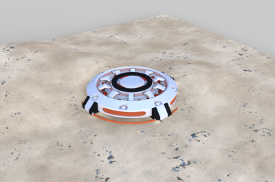 次世代 pbr 科幻地雷 反坦克地雷 步兵地雷 诡雷 战争武器