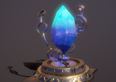 魔幻风 水晶能量槽 能量块 火种源 能量晶块 宝石 水晶石 魔法水