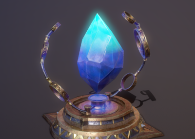 次世代 pbr 魔幻风 水晶能量槽 能量块 火种源 能量晶块 宝石 水晶石