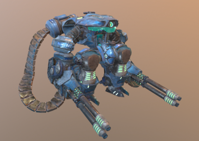 次时代pbr机甲坐骑机器人战士