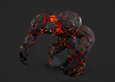 次时代熔岩怪地狱火火元素熔岩巨兽