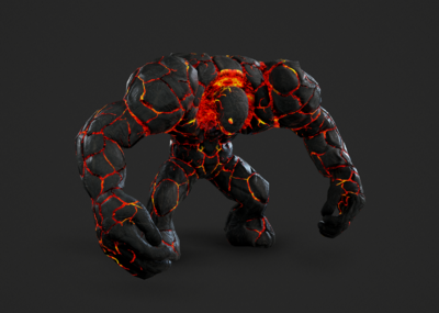 次时代熔岩怪地狱火火元素熔岩巨兽