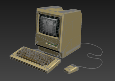 复古电脑模型