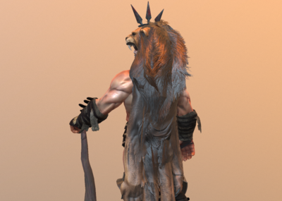 次时代  pbr 罗马 战士 大力士 部落 亚马逊 野人 猎人