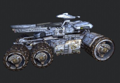 科幻多功能战车【次世代】未来战车 scifi  装甲车  运输车   装甲