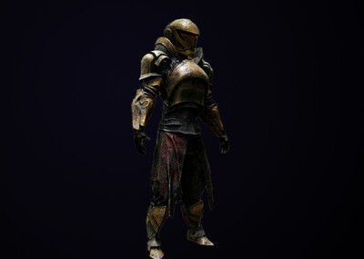 钢铁骑士模型 钢铁战士模型 中世纪盔甲战_cgpond作品_人物男人_cg模