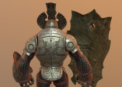 次时代 黄金 战士 铠甲 战甲 武士 坦克 盾牌 重甲