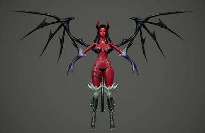 地狱女魔 梦魇魔女 次世代 简模 妖女 evil monster