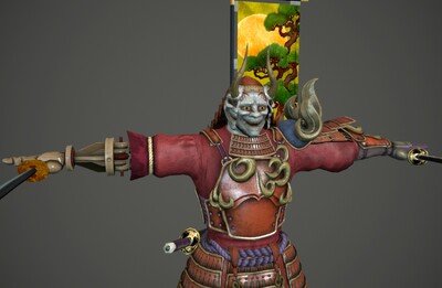 写实 鬼面武士 次世代 甲贺流 古代 日版 武士家族   鬼武忍者