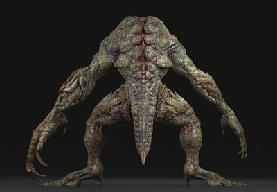 超写实 次世代 怪物猎手 hunter【_436437作品_人物异形怪物_cg模型网